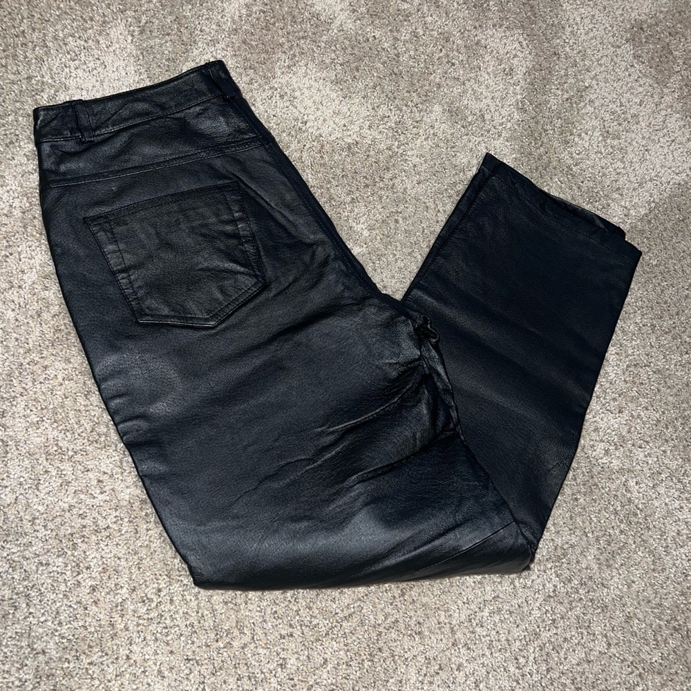Vintage Bagatelle Black Leather Pants - Picture 10 of 10